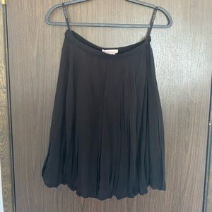 Moiselle Black Chiffon skirt 100% silk size 0